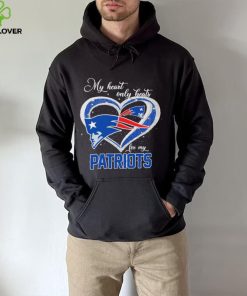 Official new England Patriots My Heart Only Beats Patriots T Shirt