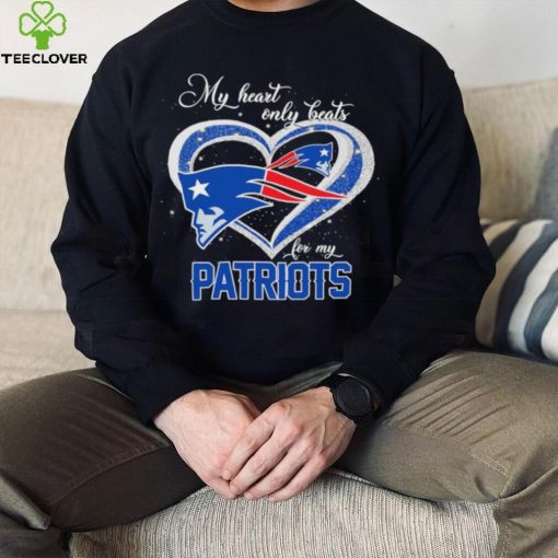 Official new England Patriots My Heart Only Beats Patriots T Shirt