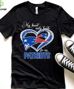 Official new England Patriots My Heart Only Beats Patriots T Shirt