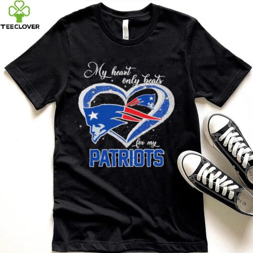 Official new England Patriots My Heart Only Beats Patriots T Shirt