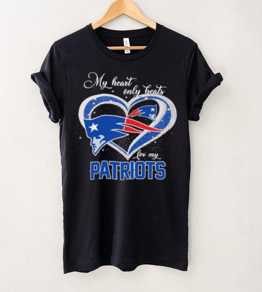 Official new England Patriots My Heart Only Beats Patriots T Shirt