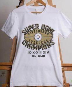 Official nfl Steelers 6 Time Super Bowl Champions 1970 Shirt