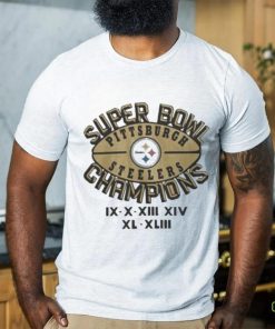 Official nfl Steelers 6 Time Super Bowl Champions 1970 Shirt