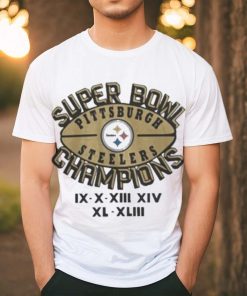 Official nfl Steelers 6 Time Super Bowl Champions 1970 Shirt