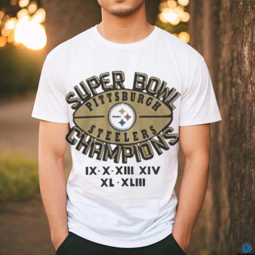 Official nfl Steelers 6 Time Super Bowl Champions 1970 Shirt