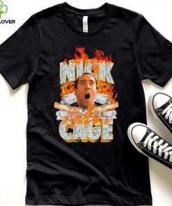 Official nick Cage Nicolas Cage dollar fire shirt