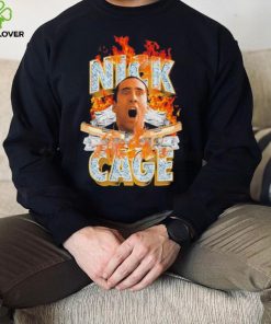 Official nick Cage Nicolas Cage dollar fire shirt
