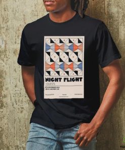 Official night flight november 8 2023 oslo hackney poster shirt