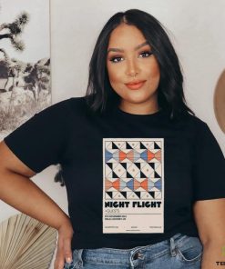 Official night flight november 8 2023 oslo hackney poster shirt