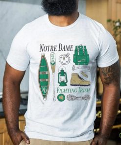 Official notre Dame Fighting Irish Comfort Wash Camping Trip T Shirt