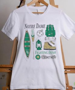 Official notre Dame Fighting Irish Comfort Wash Camping Trip T Shirt