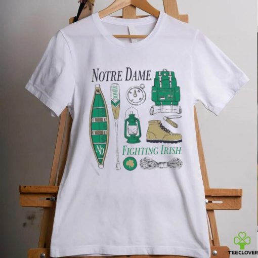 Official notre Dame Fighting Irish Comfort Wash Camping Trip T Shirt