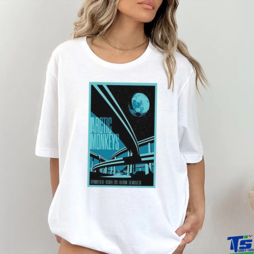 Official oct 1 2023 arctic monkeys tour los angeles ca poster shirt