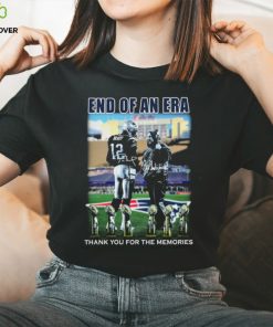 Official official End Of Era Tom Brady And Bill Belichick Thank You For The Memories Signature Shirt