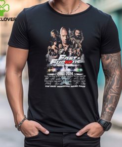 Official official Fast & Furious 2001 2024 The Best Memories Never Fade Signatures Shirt