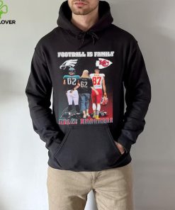 Official official Football Is Family Kelce Brothers Jason Kelce Sexy Batman And Travis Kelce Big Yeti Signatures hoodie, sweater, longsleeve, shirt v-neck, t-shirt