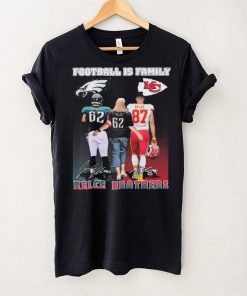 Official official Football Is Family Kelce Brothers Jason Kelce Sexy Batman And Travis Kelce Big Yeti Signatures hoodie, sweater, longsleeve, shirt v-neck, t-shirt