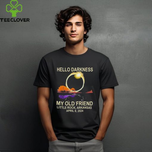 Official official Hello Darkness My Old Friend Little Rock Arkansas April 8 2024 Shirt