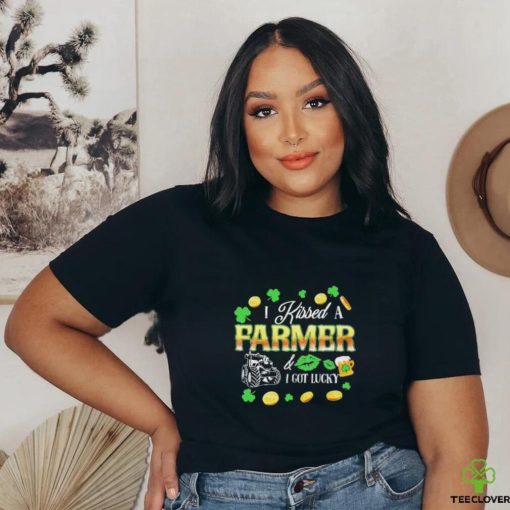 Official official Kissed A Farmer Got Lucky – Funny St Patrick’s Day Farmer Shirt