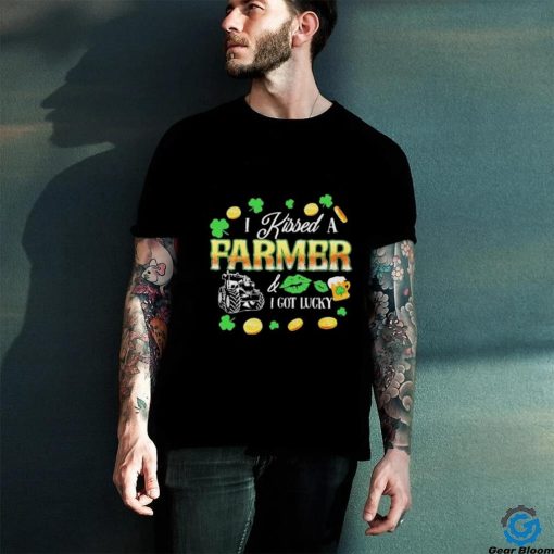 Official official Kissed A Farmer Got Lucky – Funny St Patrick’s Day Farmer Shirt