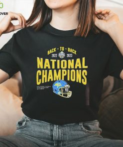 Official official South Dakota State Jackrabbits 2023 National Champions Helmet Back To Back Shirt