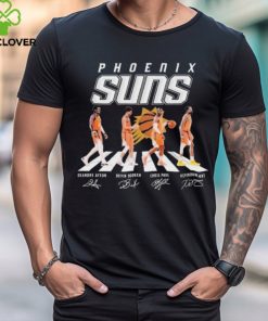 Official official The Phoenix Suns Abbey Road 2024 Signatures Shirt