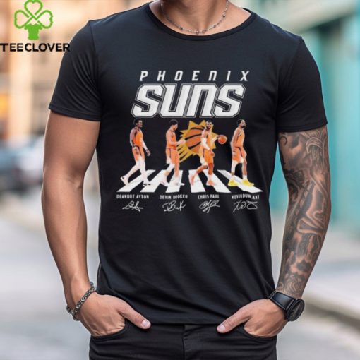 Official official The Phoenix Suns Abbey Road 2024 Signatures Shirt