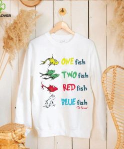 Official one fish two fish red fish blue fish Dr Seuss shirt 2 Official one fish two fish red fish blue fish Dr Seuss shirt
