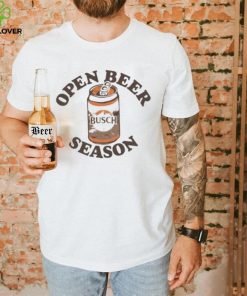 Official open Beer Season Can Military Green shirt