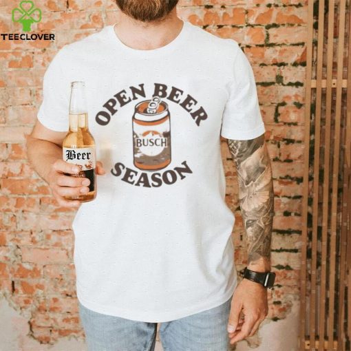 Official open Beer Season Can Military Green shirt
