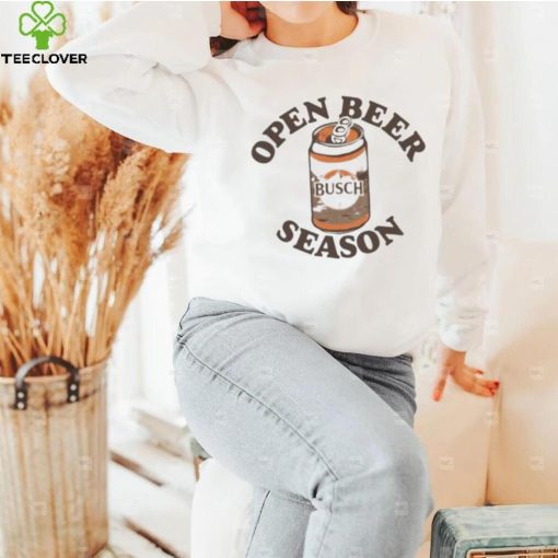Official open Beer Season Can Military Green shirt