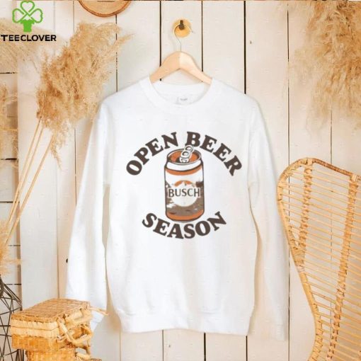 Official open Beer Season Can Military Green shirt