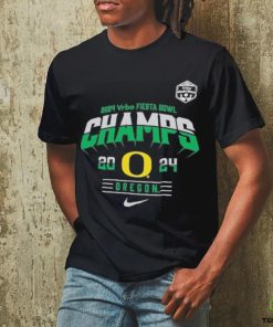 Official oregon Ducks Nike Youth 2024 Fiesta Bowl Champions Locker Room T Shirt