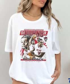Official original NC State NCAA Men’s Basketball DJ Burns Jr. Official 2023 – 2024 Post Season Shirt