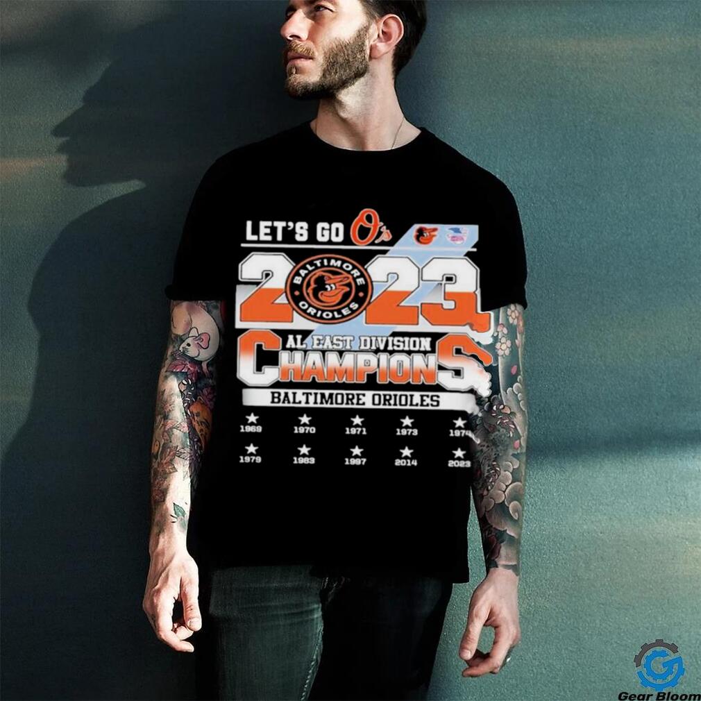 Official orioles Al East Champions Shirt Let's Go O's Baltimore Orioles  2023 AL East Division Champions Shirt - Limotees