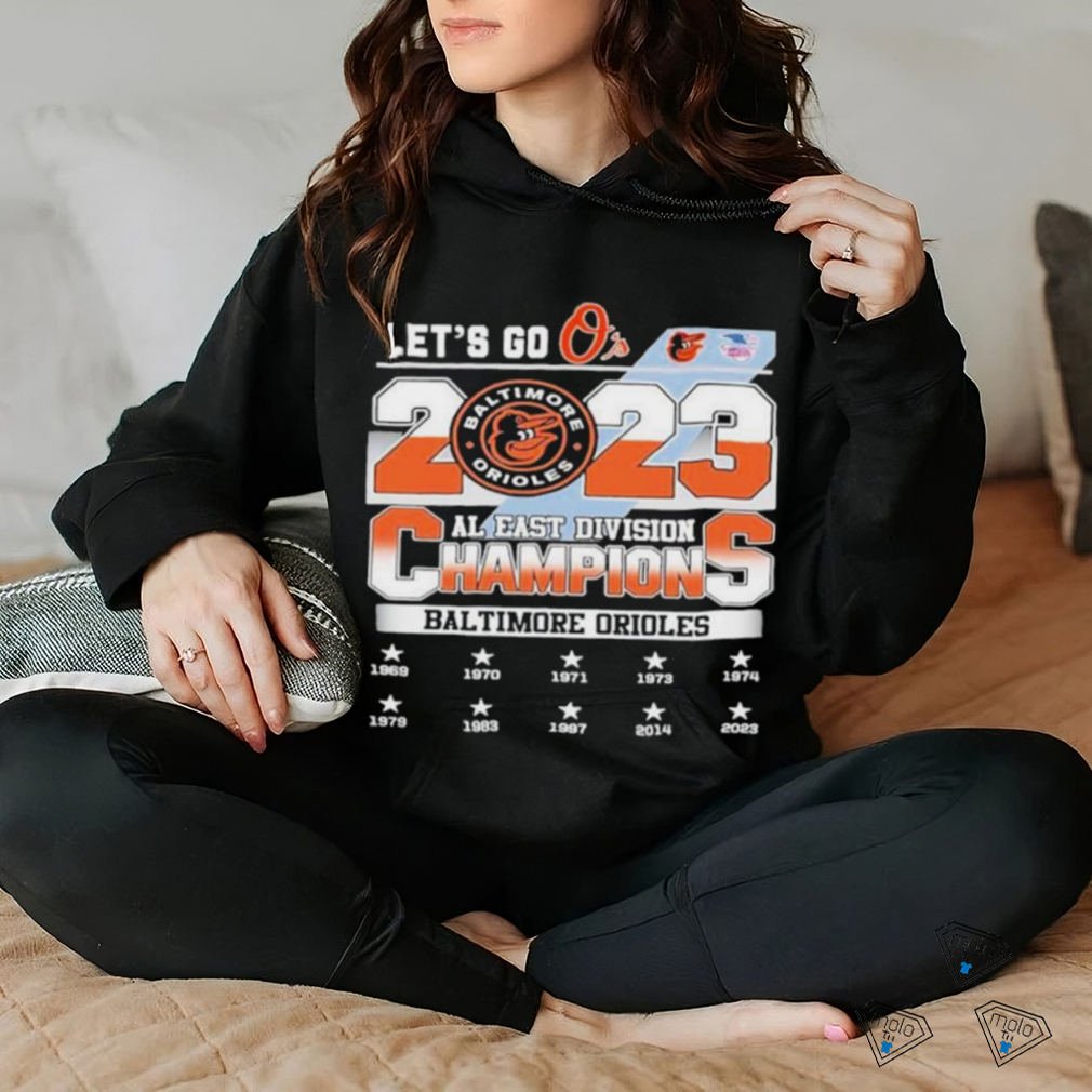 Official orioles Al East Champions Shirt Let's Go O's Baltimore Orioles  2023 AL East Division Champions Shirt - Limotees