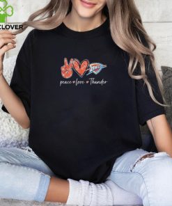 Official peace Love Oklahoma City Thunder Basketball Shirt