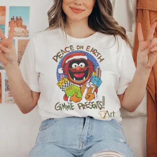 Official peace On Earth Gimme Presents T Shirt