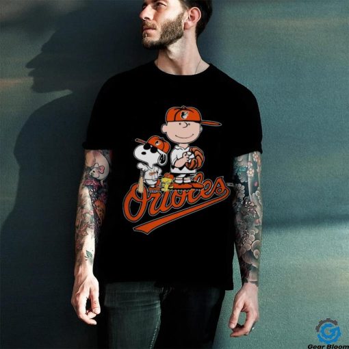 Official peanuts Characters Baltimore Orioles Baseball 2024 Shirt