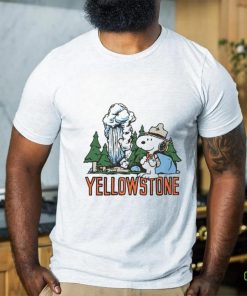 Official peanuts Snoopy x Yellowstone National Park shirt