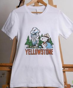 Official peanuts Snoopy x Yellowstone National Park shirt