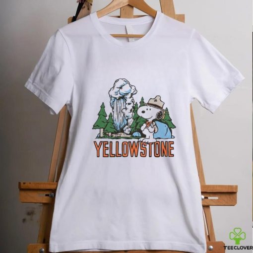 Official peanuts Snoopy x Yellowstone National Park shirt