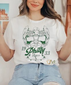Official philadelphia Eagles The Heart Of Philly Since Grey 1933 shirt