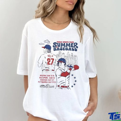 Official philly Sports Trips Summer Of Baseball 2024 Shirt