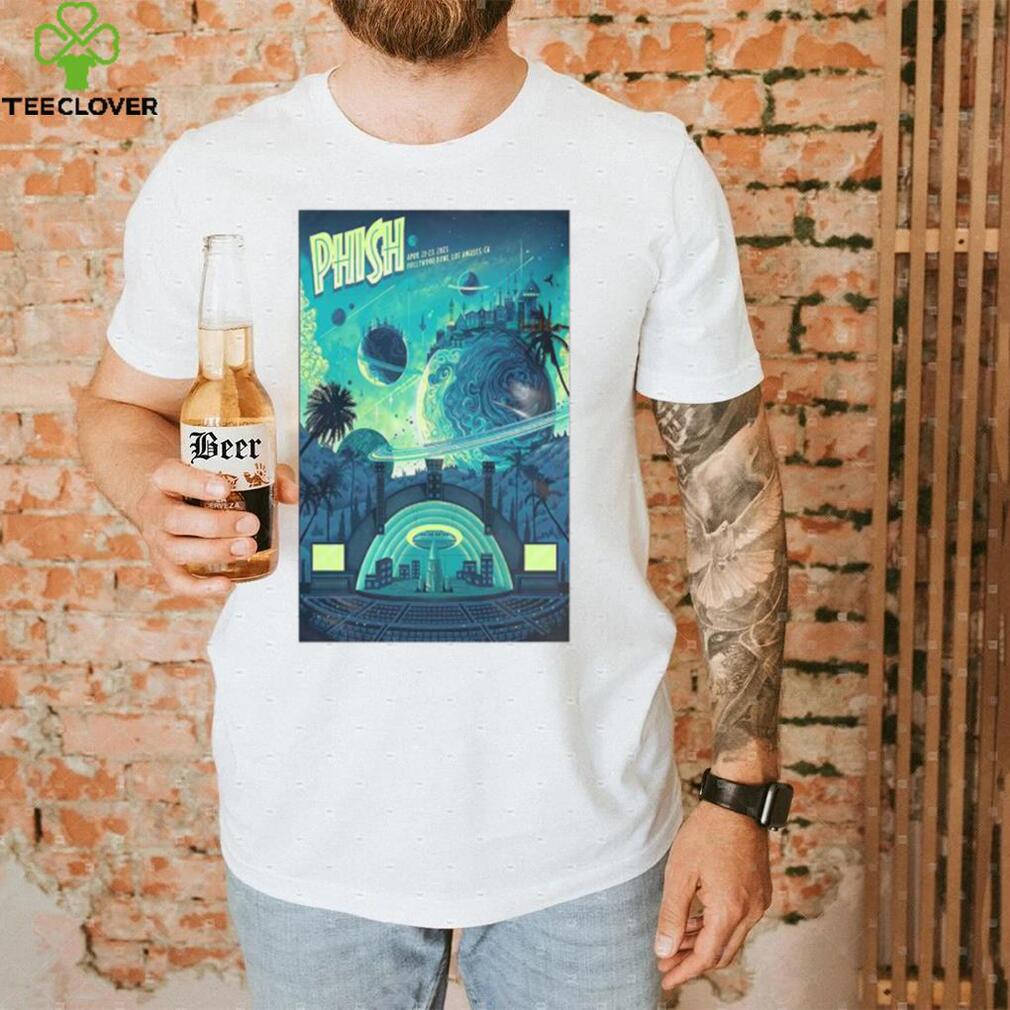 Official phish Los Angeles 2023 April 21 & 23, Hollywood Bowl California Poster shirt Official phish Los Angeles 2023 April 21 & 23, Hollywood Bowl California Poster shirt