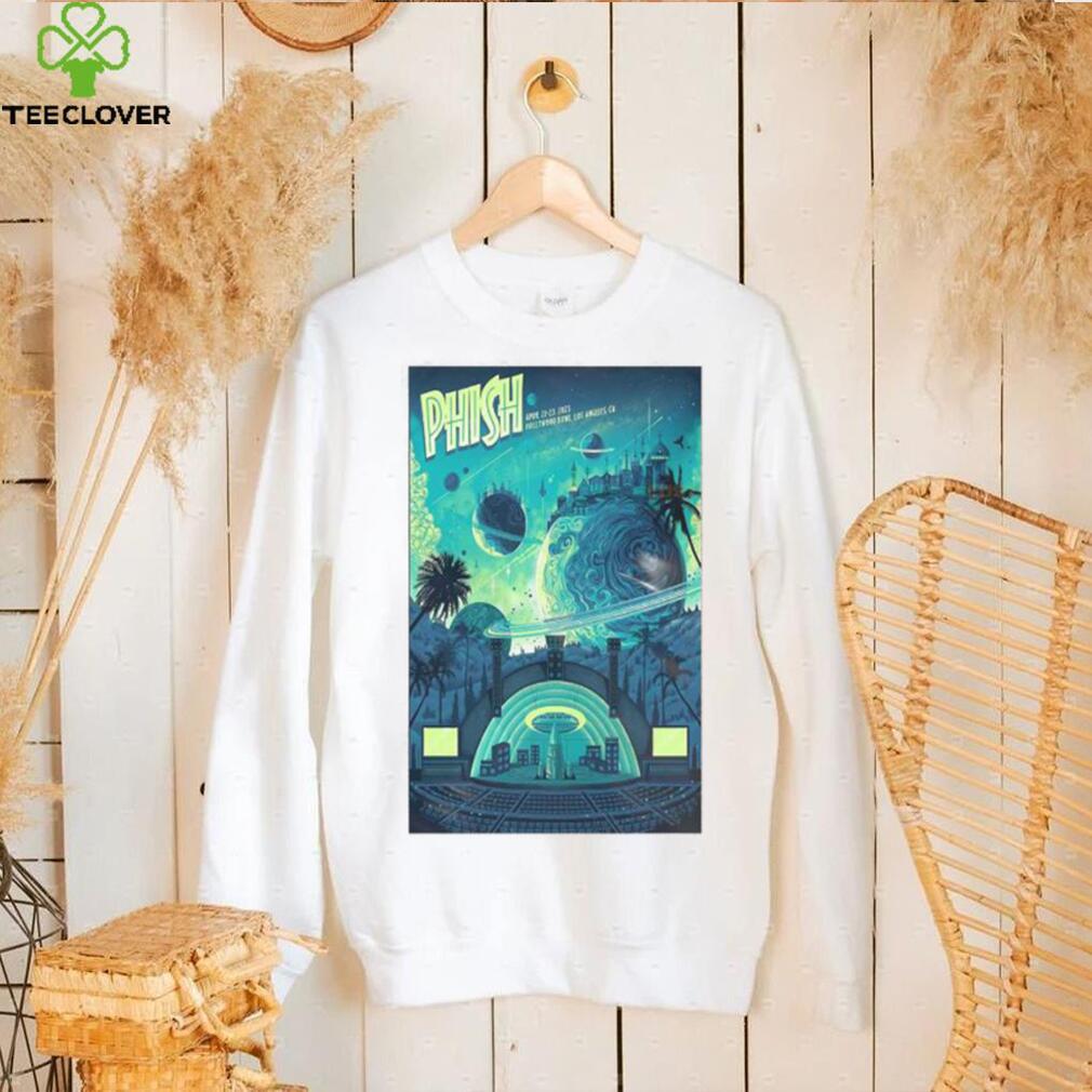 Official phish Los Angeles 2023 April 21 & 23, Hollywood Bowl California Poster shirt Official phish Los Angeles 2023 April 21 & 23, Hollywood Bowl California Poster shirt