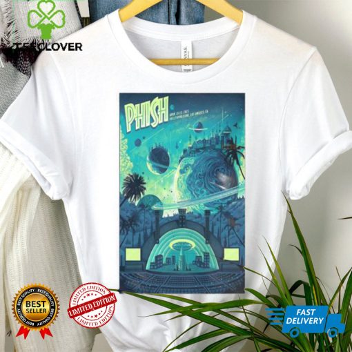 Official phish Los Angeles 2023 April 21 & 23, Hollywood Bowl California Poster shirt