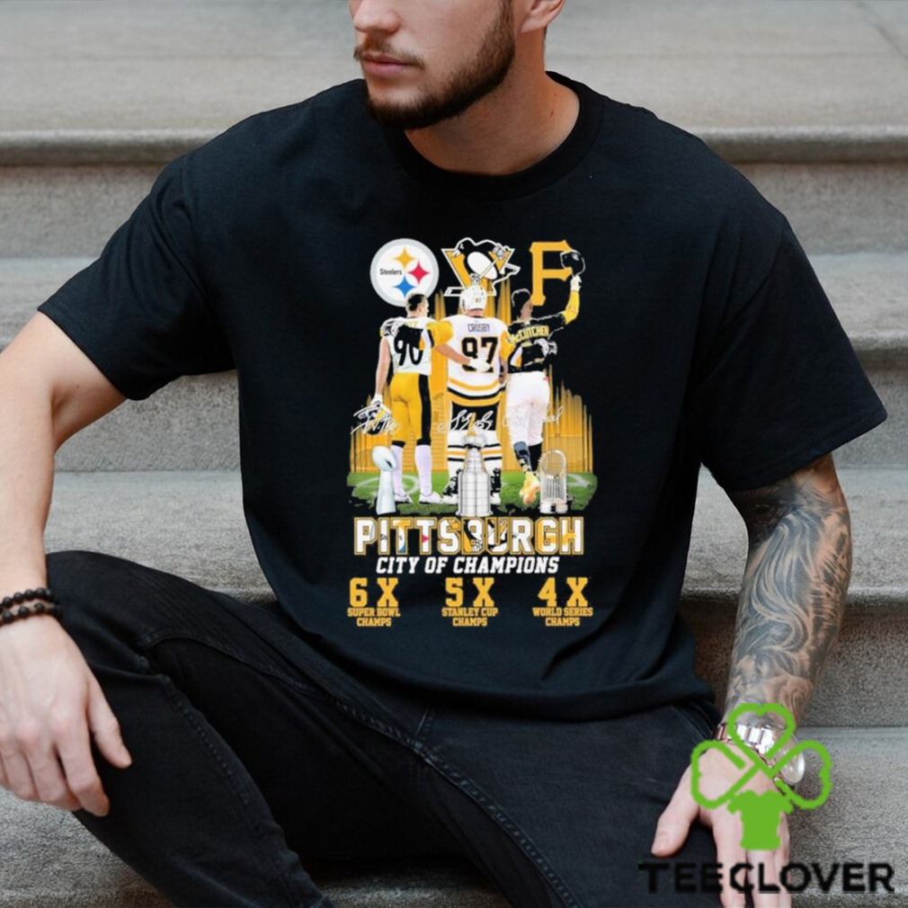 Official pittsburgh City Of Champions Steelers Penguins Pirates Shirt Official pittsburgh City Of Champions Steelers Penguins Pirates Shirt