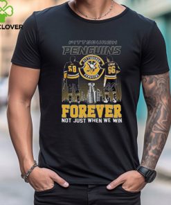 Official pittsburgh Penguins Jaromir Jagr And Mario Lemieux Forever Not Just When We Win Signatures Shirt