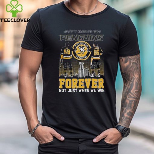 Official pittsburgh Penguins Jaromir Jagr And Mario Lemieux Forever Not Just When We Win Signatures Shirt